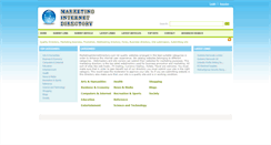 Desktop Screenshot of marketinginternetdirectory.com