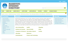 Tablet Screenshot of marketinginternetdirectory.com